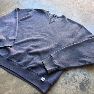 Russell Athletic Men's Charcoal Crewneck Sweater